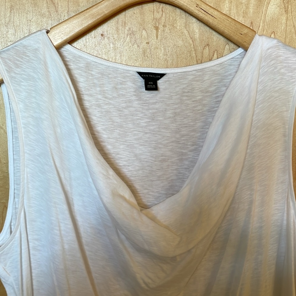 Ann Taylor Cowl Neck Sleeveless Top - Picture 2 of 4
